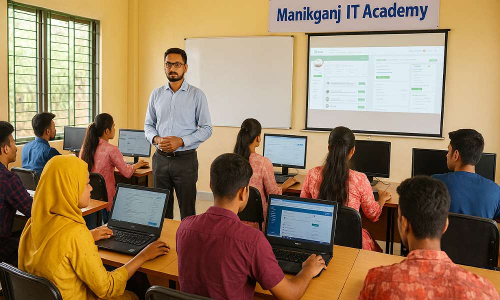 মানিকগঞ্জে স্কিল ডেভেলপমেন্ট ও ফ্রিল্যান্স ট্রেনিং