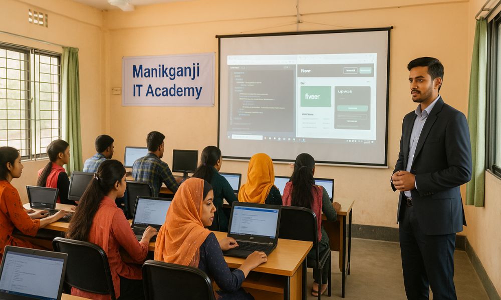 মানিকগঞ্জে কোডিং ও ফ্রিল্যান্সিং কোর্স একসাথে