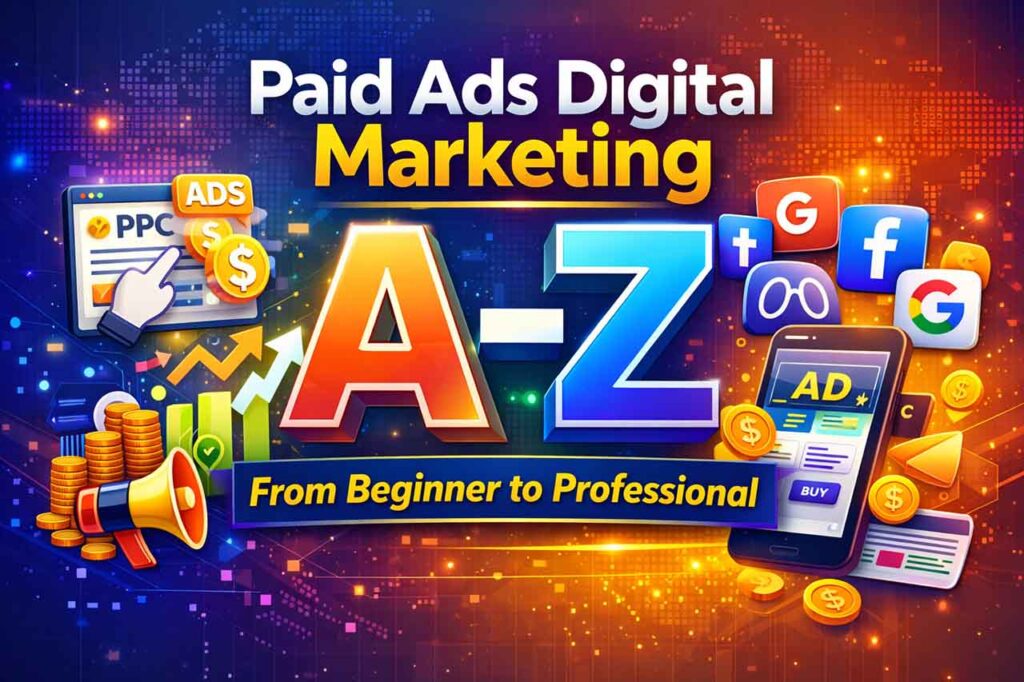 Paid Ads Digital Marketing A-Z: From Beginner to Professional