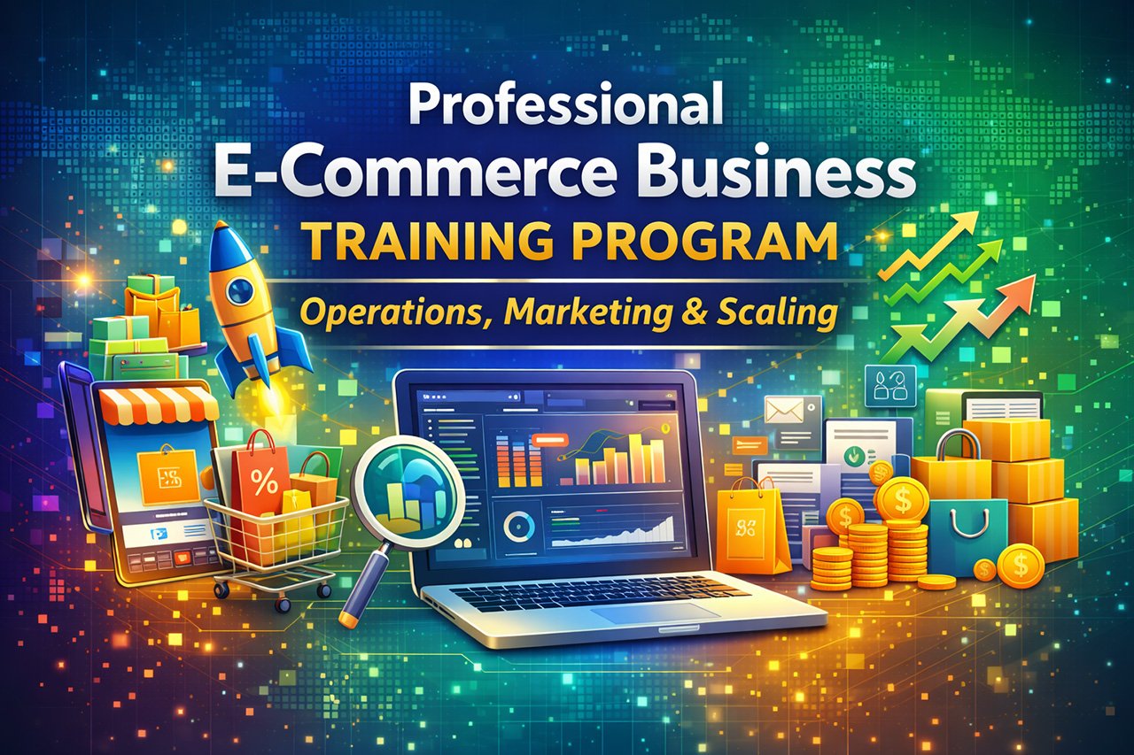 Professional E-Commerce Business Training Program: Operations, Marketing & Scaling